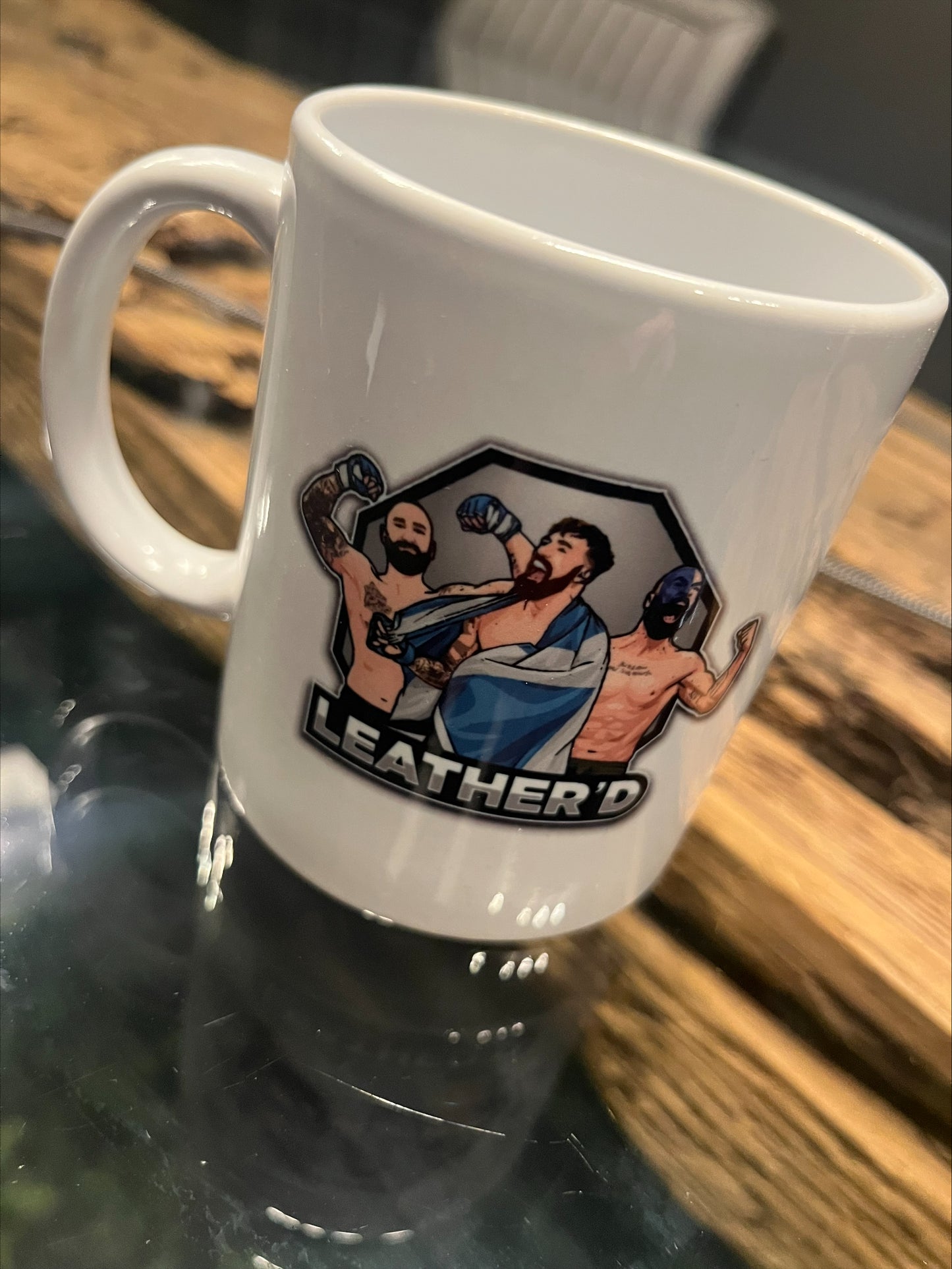 Leather'd Podcast Mug